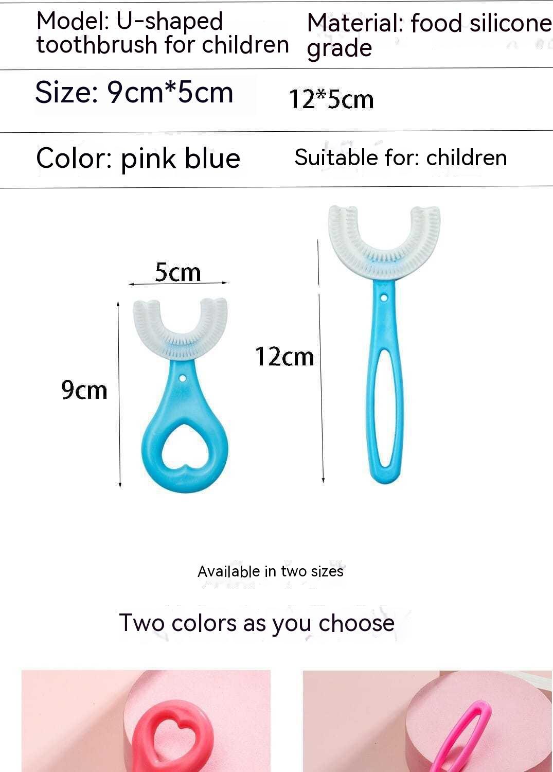 Children’s U-Shaped Toothbrush – Soft Silicone Baby Tooth Cleaner | BPA-Free