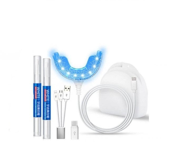 Dental Care Teeth Whitening Kit – Oral Care Set (4/2 Sets, White)