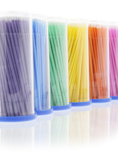 Micro Applicator Tips – Pack of 400 | Precision Dental Micro brushes for Etchants & Bonding