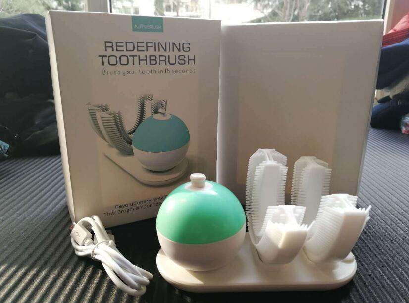 U-Shape Electric Toothbrush – 360° Ultrasonic Cleaning | Auto Teeth Whitening Brush