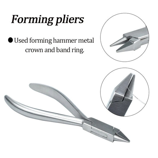 Stainless Steel Dental Filament Bending Forming Pliers (1-Piece)