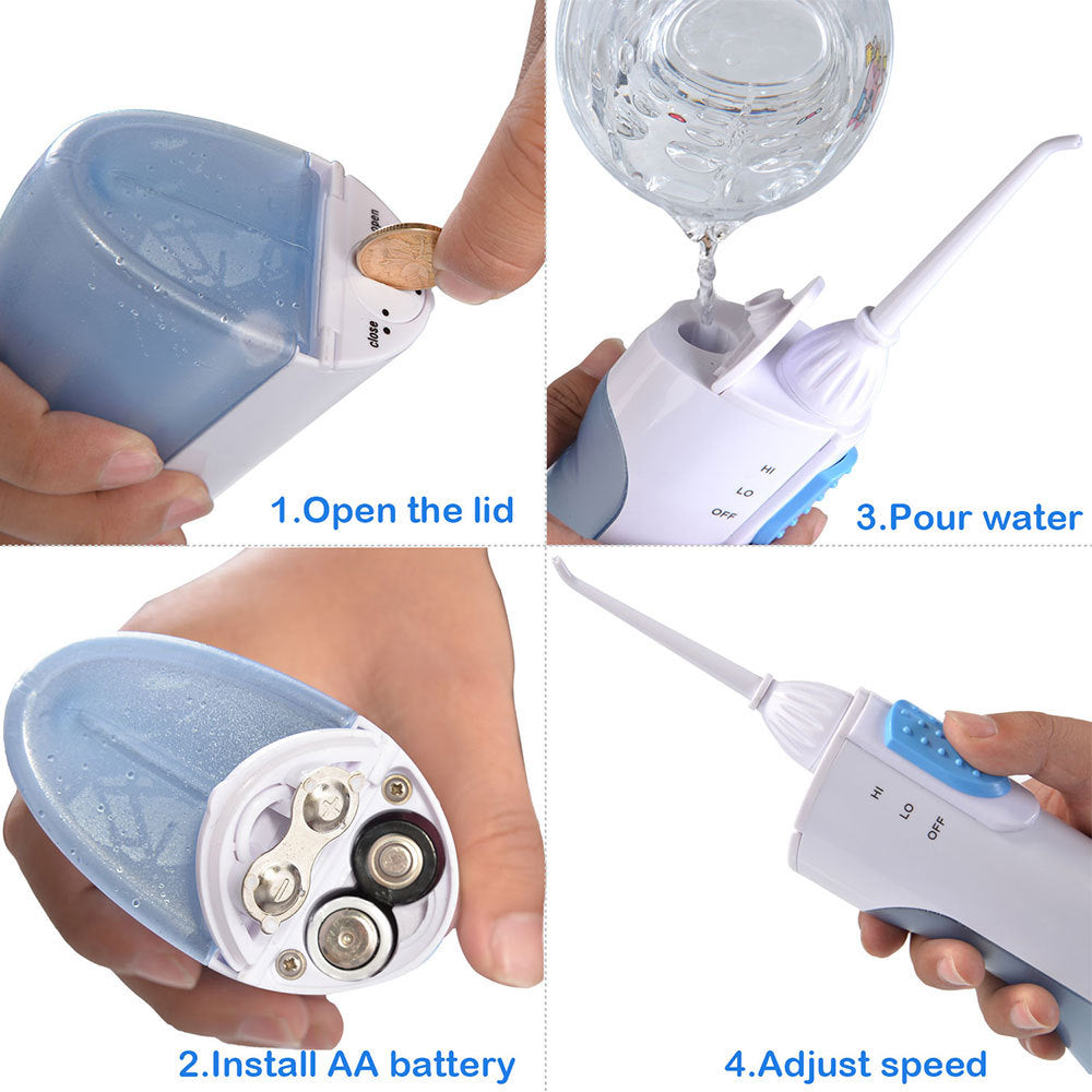 Oral Irrigator – Portable Water Flosser | Teeth Cleaning Tool for Plaque Removal
