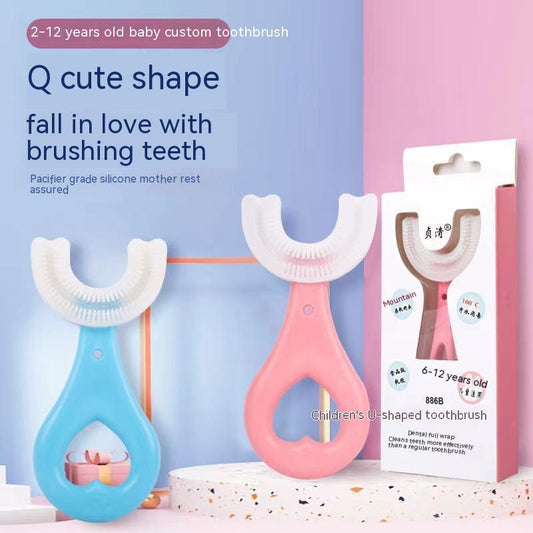 Children’s U-Shaped Toothbrush – Soft Silicone Baby Tooth Cleaner | BPA-Free