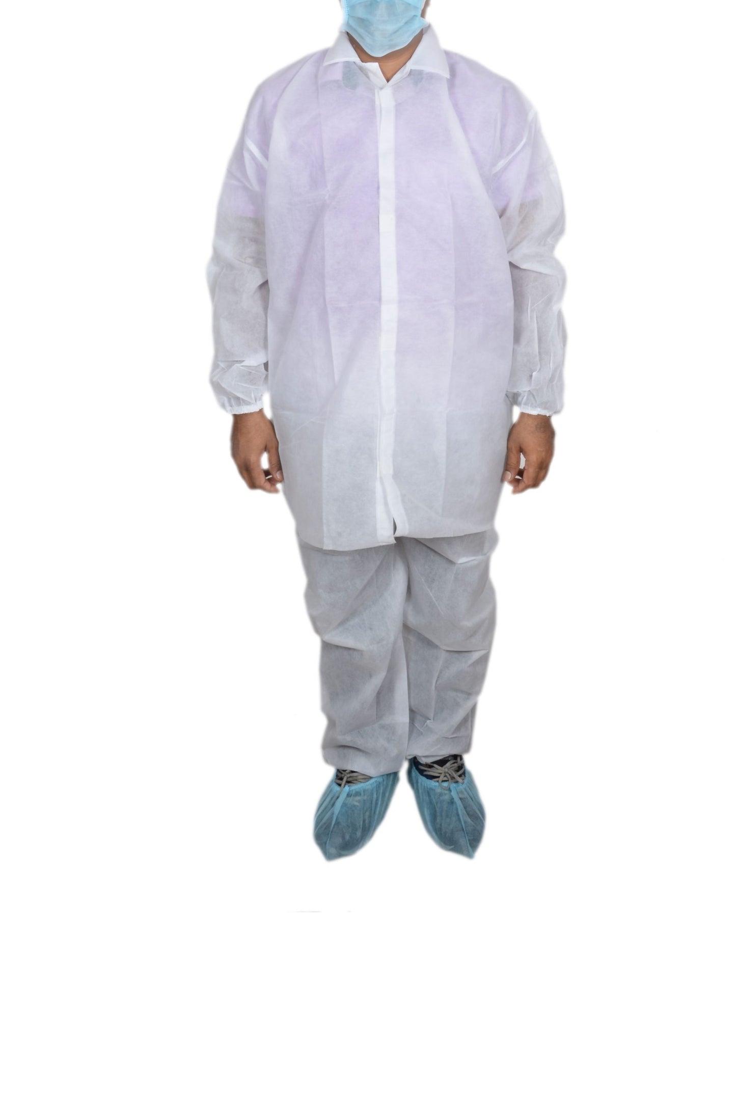 Disposable Coverall Type 5/6 – Full Body Protection Suit | Pack of 50