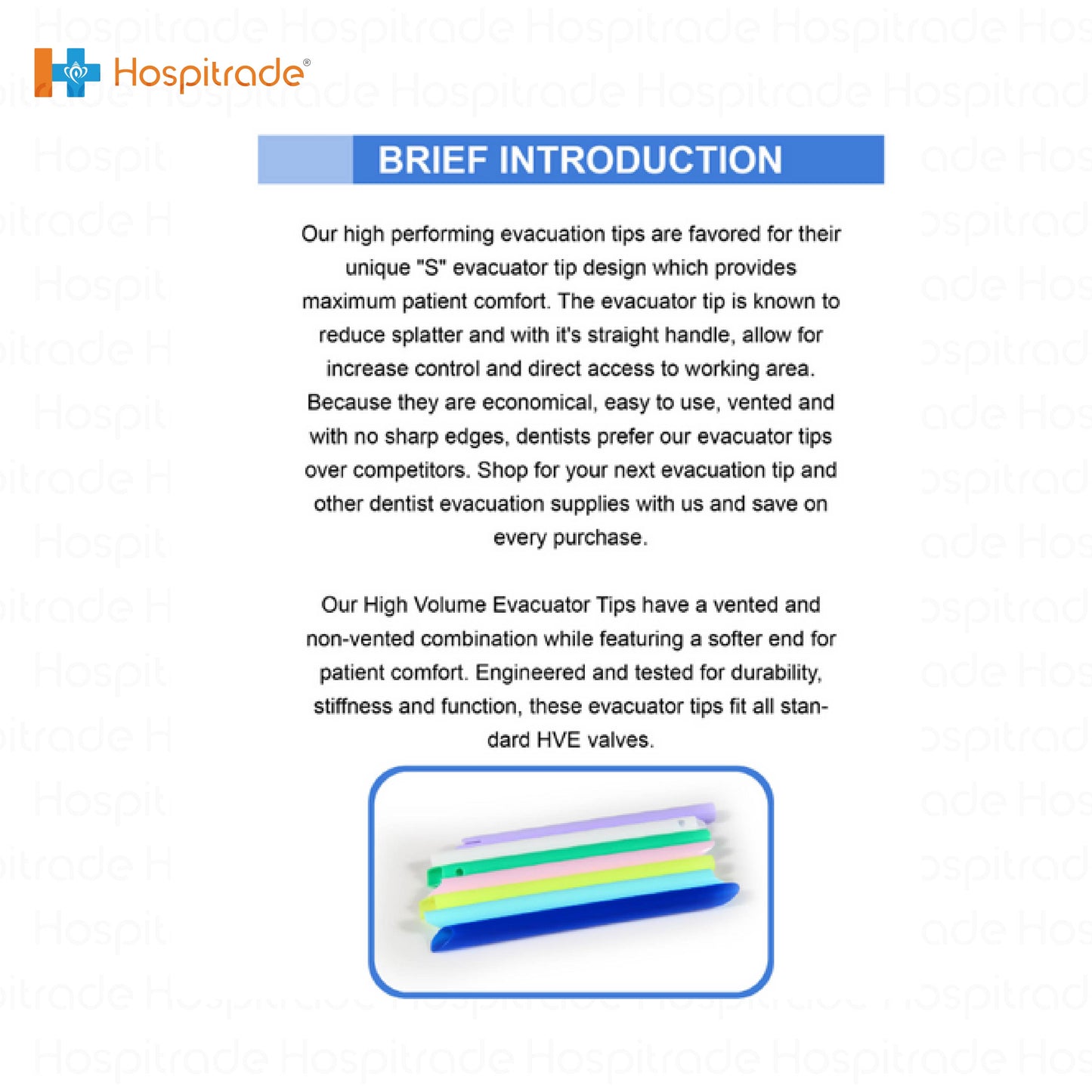 Vented Evacuator Tips