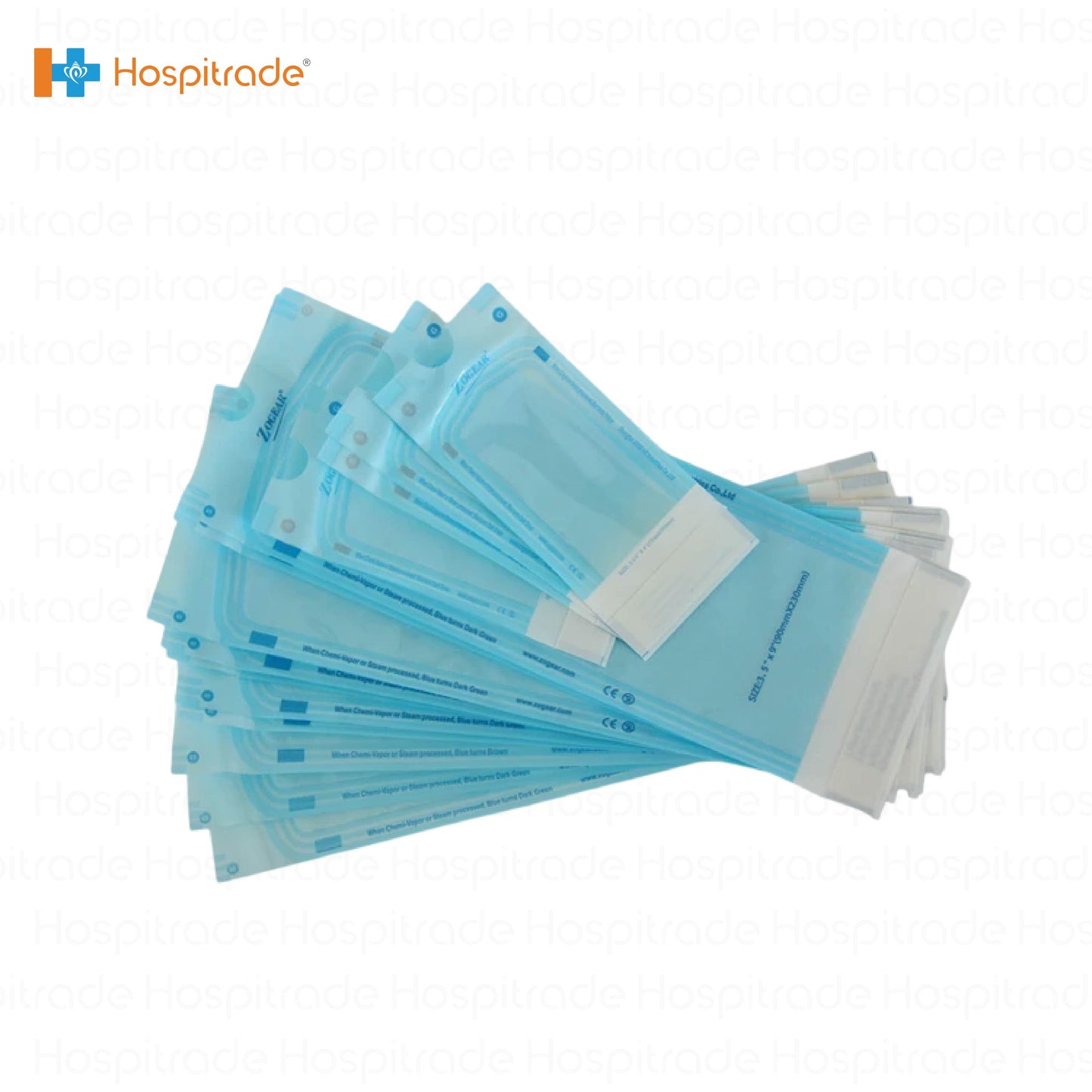 Self-Seal Sterilization Pouches – Pack of 200 | Autoclavable Dental Instrument Bags