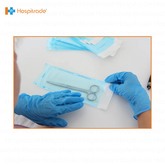 Self-Seal Sterilization Pouches – Pack of 200 | Autoclavable Dental Instrument Bags