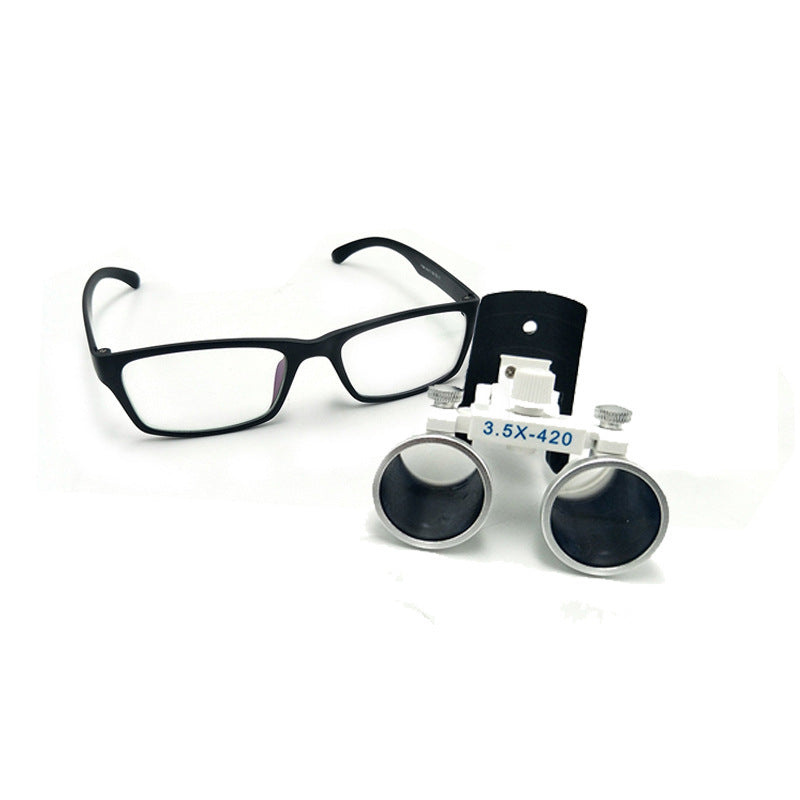 Dental Clip-Type Magnifying Glass – 2.5X/3.5X Loupe for Precision Dentistry