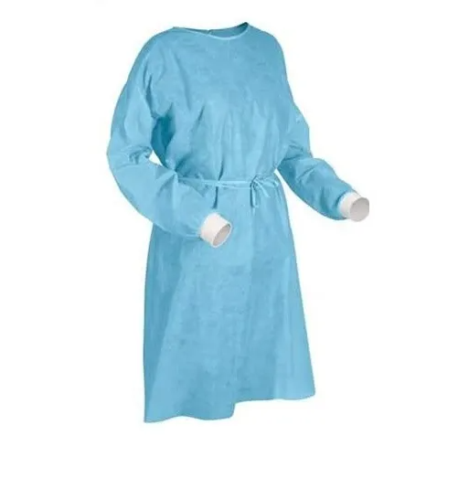 Disposable Gown Single-Use, Full Back, Fluid-Repellent PPE