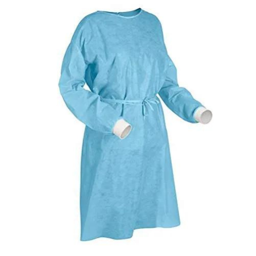 Disposable Gown Single-Use, Full Back, Fluid-Repellent PPE