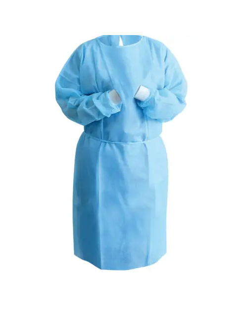 Disposable Gown Single-Use, Full Back, Fluid-Repellent PPE