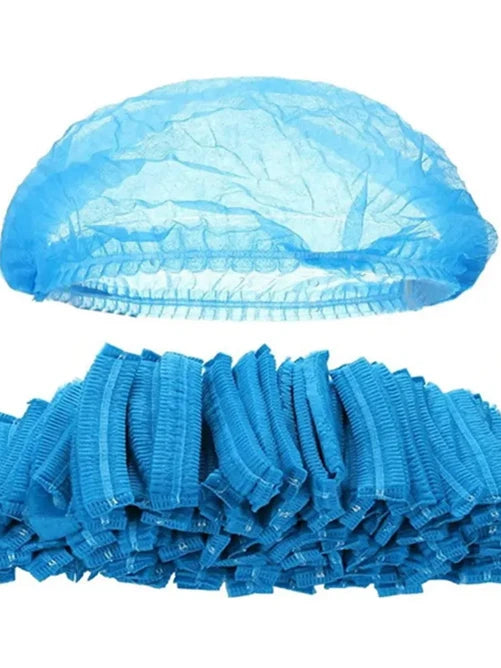 Bouffant Cap Mob Cap, Hygiene Hair Nets, Hair Protection Pack of 100