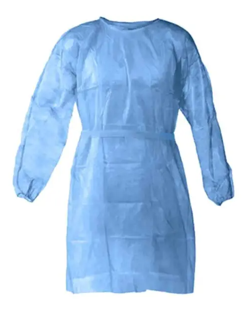 Disposable Gown Single-Use, Full Back, Fluid-Repellent PPE