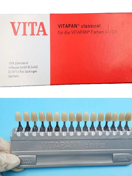 Dental Shade Guide for Teeth Whitening and Color Matching 16-Color VITA