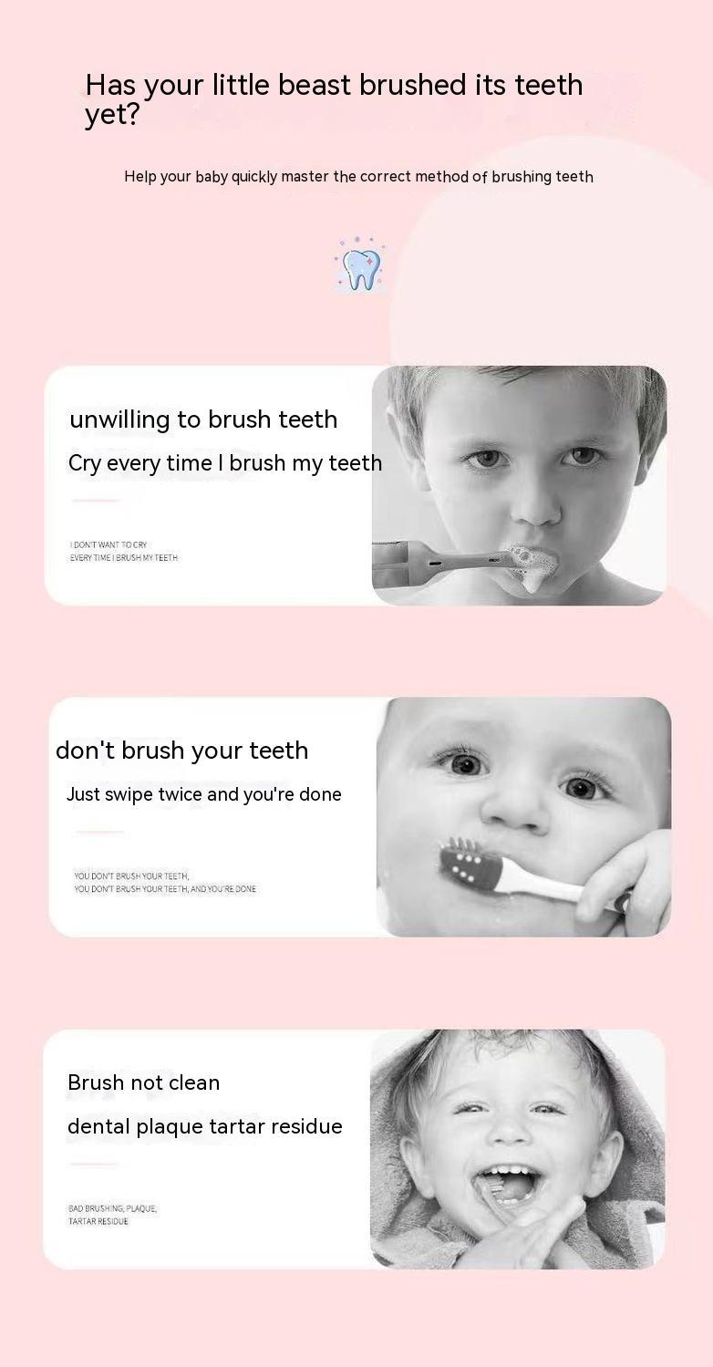 Children’s U-Shaped Toothbrush – Soft Silicone Baby Tooth Cleaner | BPA-Free