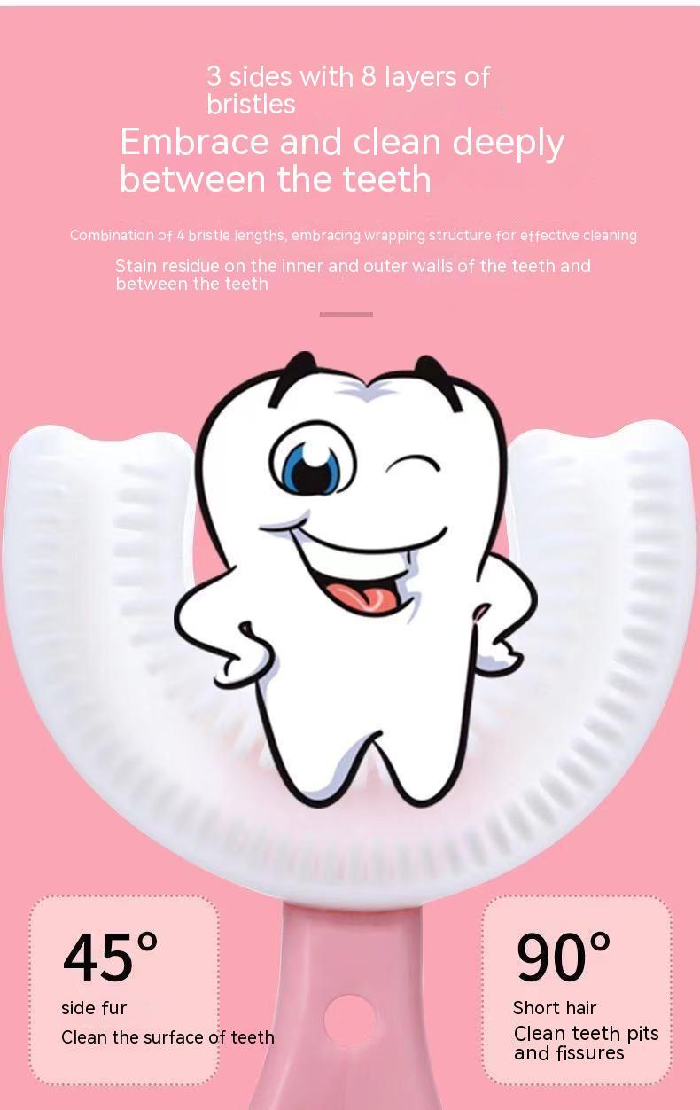Children’s U-Shaped Toothbrush – Soft Silicone Baby Tooth Cleaner | BPA-Free