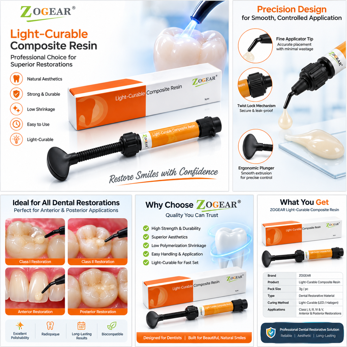 Flowable & Packable Composite Resin A2 – photo 1