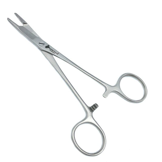 14cm Stainless Steel Needle Holder with Secure Locking System