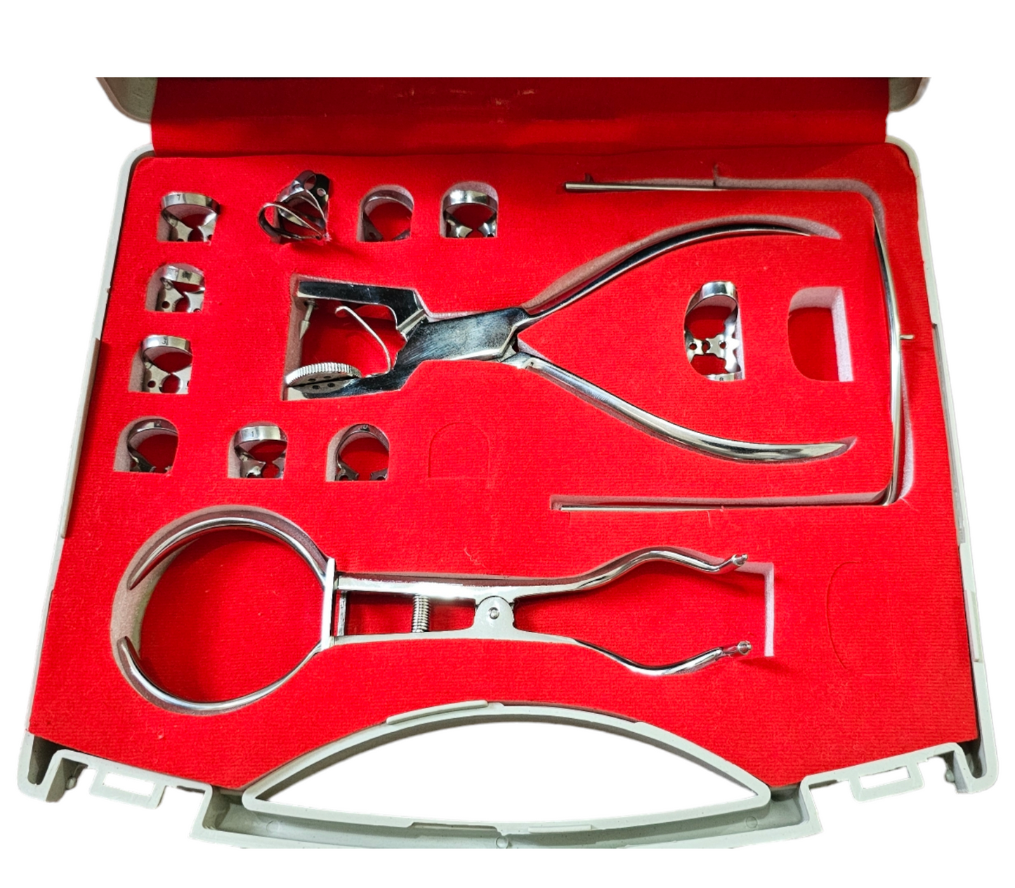 Rubber Dam Starter Kit – 12-Piece Set with Frame, Punch, and Clamps