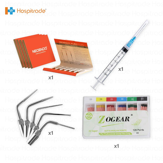 Endodontic Kit – Rotary Files, Gutta Percha, Irrigation & Scaler Tips | Save 9%