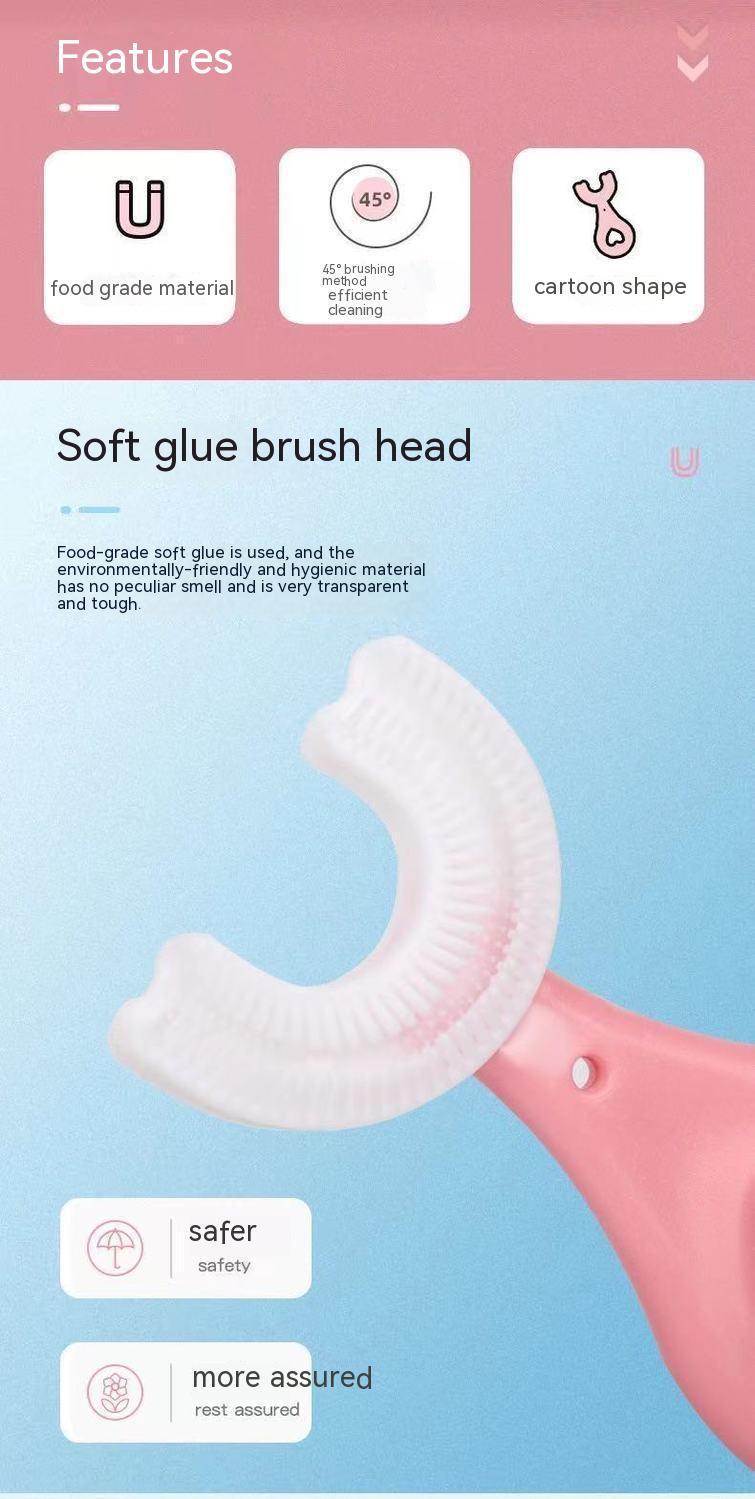 Children’s U-Shaped Toothbrush – Soft Silicone Baby Tooth Cleaner | BPA-Free