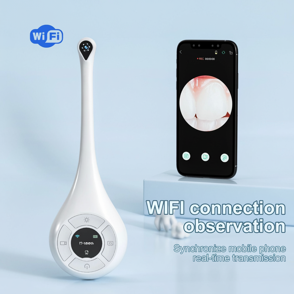 Intelligent HD visual dental mirror oral endoscope